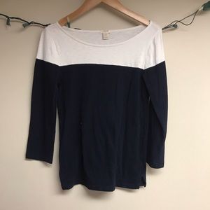 J. Crew 3/4 Sleeve T-Shirt